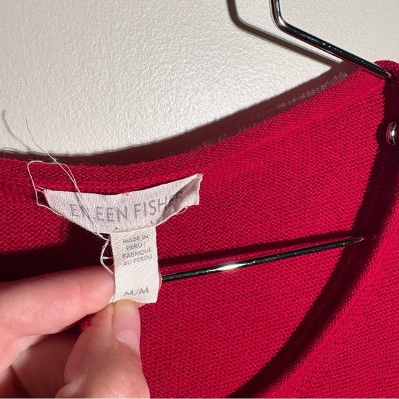 Eileen Fisher Organic Cotton Tunic Sweater - Picture 5 of 7